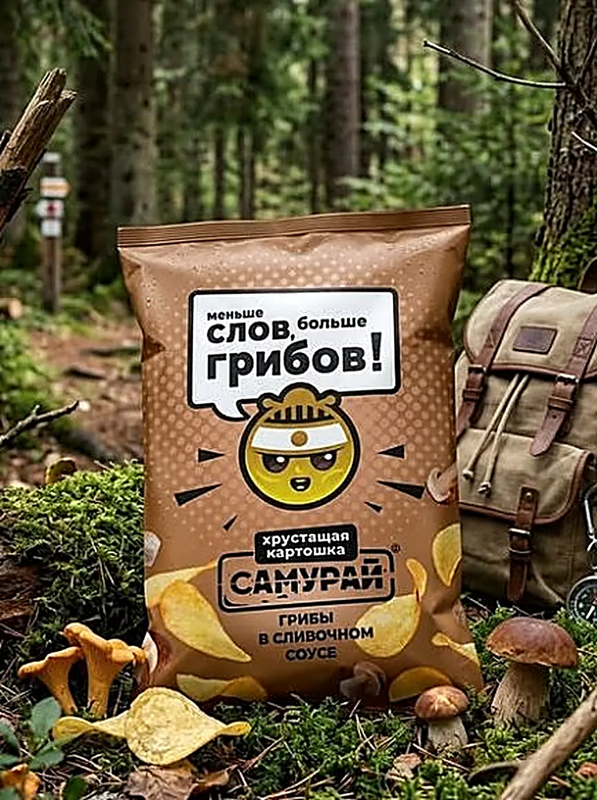 Пачка «Самурай» Грибы в сливочном соусе