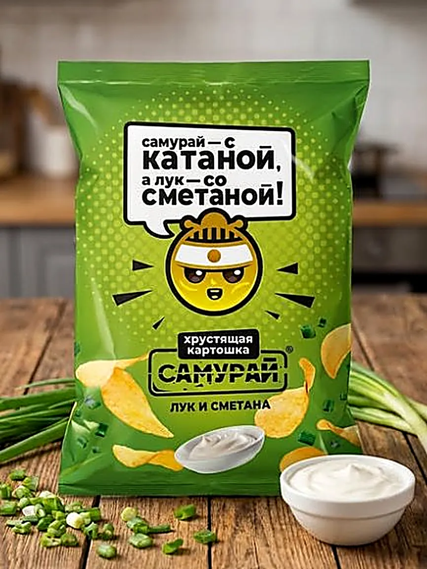 Пачка «Самурай» Лук и сметана